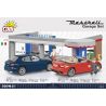 COBI 24568 non  BỘ PHỤ KIỆN GA RA MASERATI bộ đồ chơi xếp lắp ráp ghép mô hình Creator MASERATI GARAGE SET Sáng Tạo 500 khối