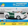 COBI 24541 non  TRABANT 601 CẢNH SÁT bộ đồ chơi xếp lắp ráp ghép mô hình Creator TRABANT 601 POLIZEI Sáng Tạo 82 khối