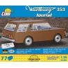 COBI 24543 non  WARTBURG 353 DU LỊCH bộ đồ chơi xếp lắp ráp ghép mô hình Creator WARTBURG 353 TOURIST Sáng Tạo 77 khối