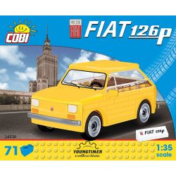 COBI 24530 non  FIAT 126P. bộ đồ chơi xếp lắp ráp ghép mô hình Creator Sáng Tạo 71 khối
