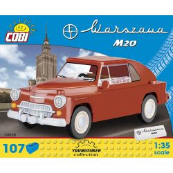 COBI 24550 non  WARSAW M20. bộ đồ chơi xếp lắp ráp ghép mô hình Creator WARSZAWA M20 Sáng Tạo 107 khối