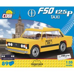 COBI 24547 non  TAXI FSO 125P bộ đồ chơi xếp lắp ráp ghép mô hình Creator FSO 125P TAXI Sáng Tạo 89 khối
