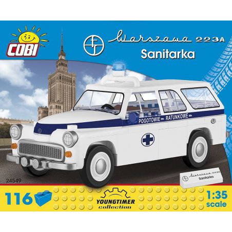 COBI 24549 non  WARSZAWA 223 K SANITARKA bộ đồ chơi xếp lắp ráp ghép mô hình Creator Sáng Tạo 116 khối