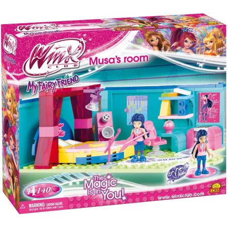 COBI 25142 non  PHÒNG CỦA MUSA bộ đồ chơi xếp lắp ráp ghép mô hình  MUSA'S ROOM Các Bạn Gái 140 khối