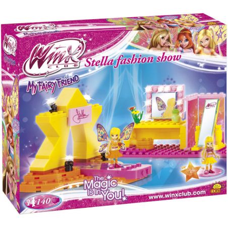 COBI 25141 non  CHƯƠNG TRÌNH THỜI TRANG STELLA bộ đồ chơi xếp lắp ráp ghép mô hình  STELLA FASHION SHOW Các Bạn Gái 140 khối