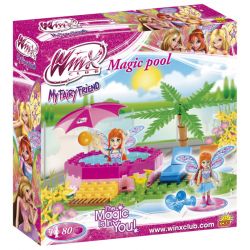 COBI 25082 non  HỒ BƠI MA THUẬT bộ đồ chơi xếp lắp ráp ghép mô hình  MAGIC POOL Các Bạn Gái 80 khối