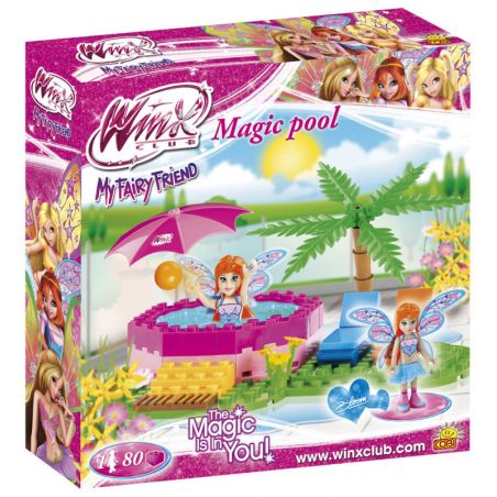 COBI 25082 non  HỒ BƠI MA THUẬT bộ đồ chơi xếp lắp ráp ghép mô hình  MAGIC POOL Các Bạn Gái 80 khối