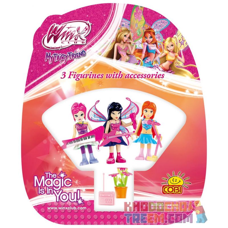 COBI 25003 non  3 NHÂN VẬT NHỎ VÀ PHỤ KIỆN bộ đồ chơi xếp lắp ráp ghép mô hình  3 FIGURINES WITH ACCESSORIES Các Bạn Gái