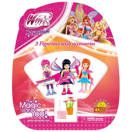 COBI 25003 non  3 NHÂN VẬT NHỎ VÀ PHỤ KIỆN bộ đồ chơi xếp lắp ráp ghép mô hình  3 FIGURINES WITH ACCESSORIES Các Bạn Gái