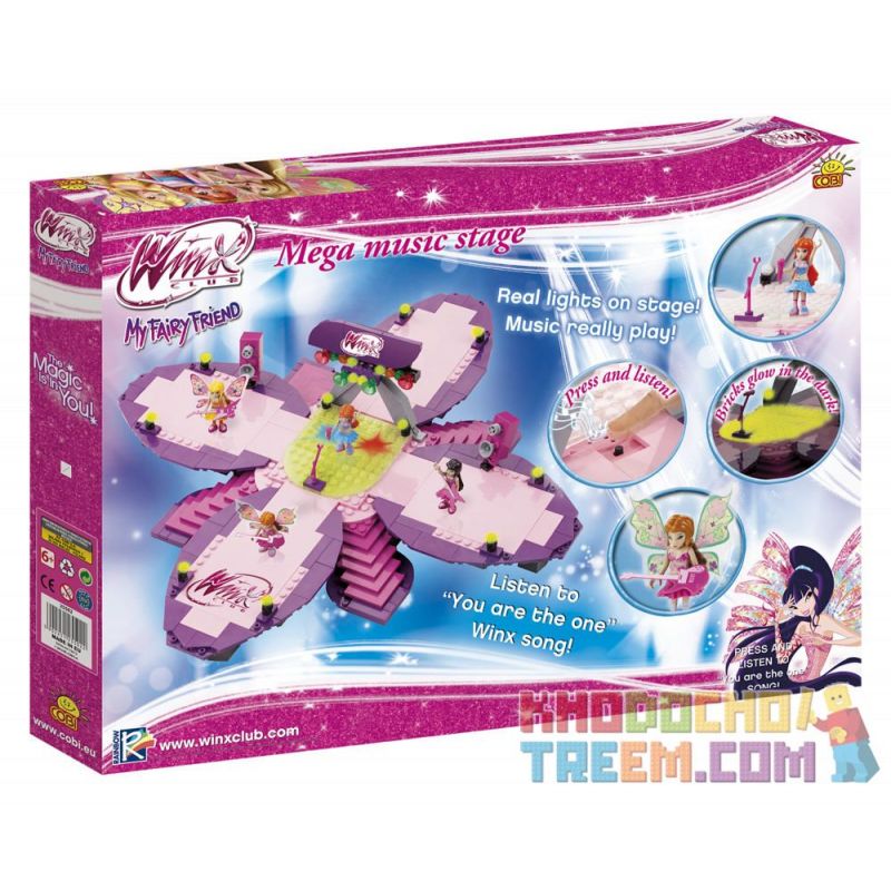 COBI 25502 non  SÂN KHẤU CA NHẠC LỚN bộ đồ chơi xếp lắp ráp ghép mô hình  MEGA MUSIC STAGE Các Bạn Gái 500 khối