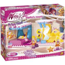 COBI 25143 non  PHÒNG CỦA STELLA bộ đồ chơi xếp lắp ráp ghép mô hình  STELLA'S ROOM Các Bạn Gái 140 khối