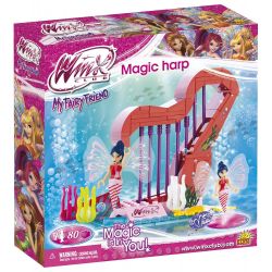 COBI 25084 non  ĐÀN HẠC MA THUẬT bộ đồ chơi xếp lắp ráp ghép mô hình  MAGIC HARP Các Bạn Gái 80 khối