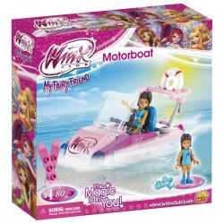COBI 25083 non  THUYỀN MÁY bộ đồ chơi xếp lắp ráp ghép mô hình  MOTORBOAT Các Bạn Gái 80 khối