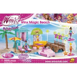 COBI 25256 non  WINX MAGIC BEACH. bộ đồ chơi xếp lắp ráp ghép mô hình  Các Bạn Gái 250 khối