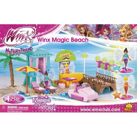 COBI 25256 non  WINX MAGIC BEACH. bộ đồ chơi xếp lắp ráp ghép mô hình  Các Bạn Gái 250 khối