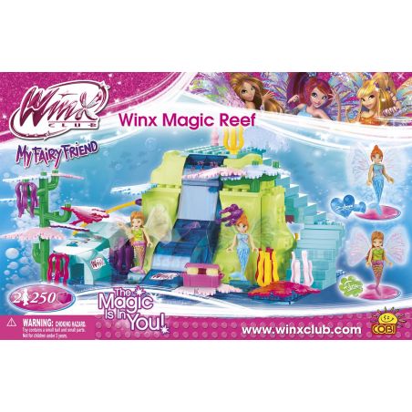 COBI 25255 non  RẠN SAN HÔ MA THUẬT WINX bộ đồ chơi xếp lắp ráp ghép mô hình  WINX MAGIC REEF Các Bạn Gái 250 khối