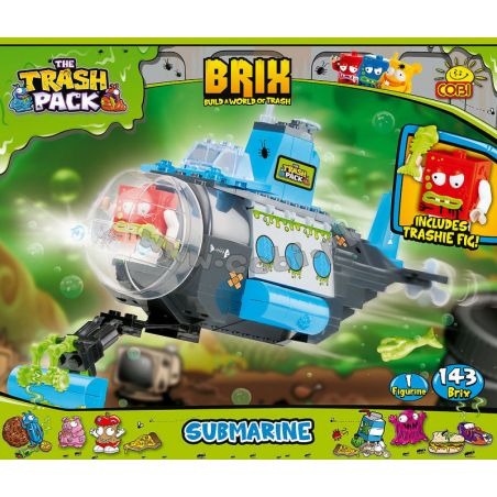 COBI 6244 non  TÀU NGẦM bộ đồ chơi xếp lắp ráp ghép mô hình SUBMARINE 143 khối