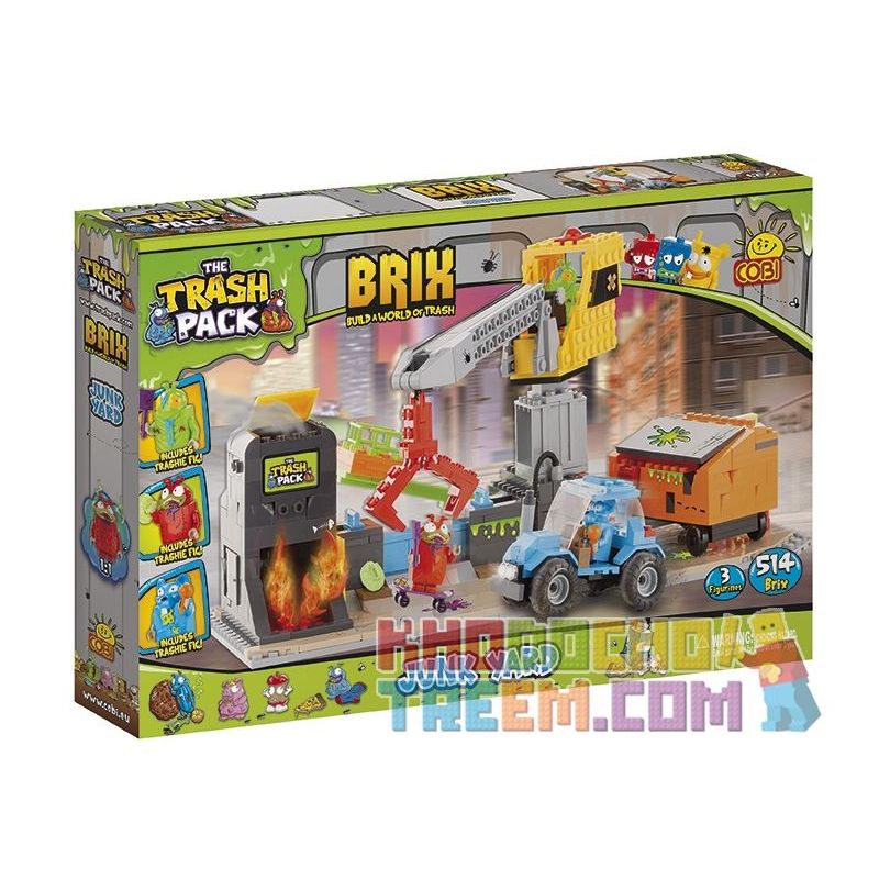 COBI 6250 non  BÃI RÁC bộ đồ chơi xếp lắp ráp ghép mô hình JUNK YARD 514 khối