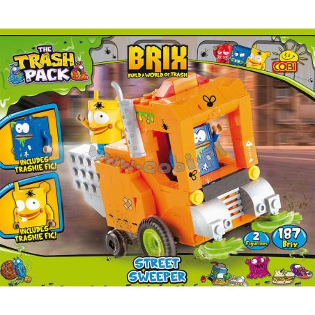 COBI 6241 non  XE QUÉT ĐƯỜNG bộ đồ chơi xếp lắp ráp ghép mô hình Street STREET SWEEPER Đường Phố 187 khối