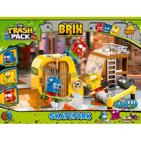 COBI 6243 non  CÔNG VIÊN TRƯỢT BĂNG bộ đồ chơi xếp lắp ráp ghép mô hình SKATEPARK 331 khối