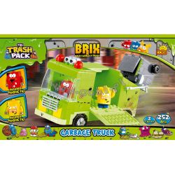 COBI 6242 non  XE CHỞ RÁC bộ đồ chơi xếp lắp ráp ghép mô hình GARBAGE TRUCK 252 khối