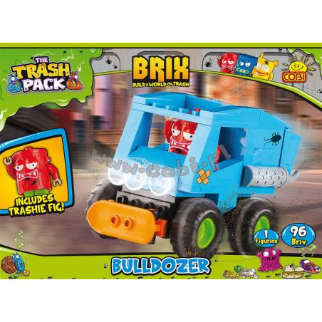 COBI 6246 non  CHIẾC XE ỦI bộ đồ chơi xếp lắp ráp ghép mô hình BULLDOZER 96 khối