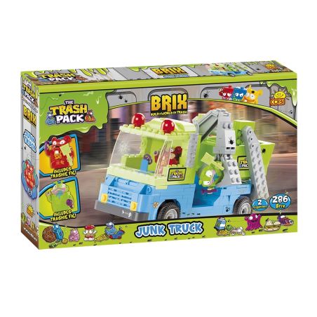 COBI 6249 non  XE CHỞ RÁC bộ đồ chơi xếp lắp ráp ghép mô hình JUNK TRUCK 286 khối