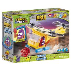 COBI 6257 non  TRỰC THĂNG CHỞ RÁC bộ đồ chơi xếp lắp ráp ghép mô hình TRASH COPTER 93 khối