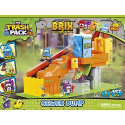COBI 6264 non  ĐỔ CỐNG RÃNH bộ đồ chơi xếp lắp ráp ghép mô hình SEWER DUMP 375 khối