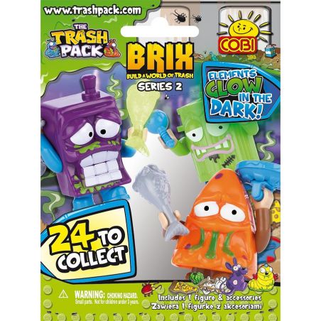 COBI 6254 non  NGƯỜI ĐÀN ÔNG RÁC CỘNG VỚI PHỤ KIỆN LOẠT 2 bộ đồ chơi xếp lắp ráp ghép mô hình 1 TRASH + ACCESSORIES SERIES 2