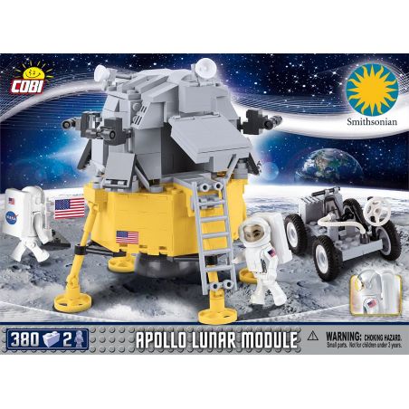 COBI 21075 non  MÔ-ĐUN MẶT TRĂNG CỦA APOLLO 11 bộ đồ chơi xếp lắp ráp ghép mô hình APOLLO 11 LUNAR MODULE 380 khối