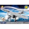 COBI 21074 non  SHENGLUO SPIRIT SỐ bộ đồ chơi xếp lắp ráp ghép mô hình RYAN NYP SPIRIT OF ST. LOUIS 210 khối