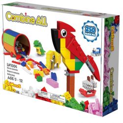 LINOOS LN1004 1004 non  TỰ DO TẠO HỘP XÂY DỰNG bộ đồ chơi xếp lắp ráp ghép mô hình Creator COMBINE ALL Sáng Tạo 250 khối