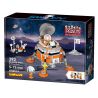 LINOOS LN8014 8014 non  TÀU ĐỔ BỘ MẶT TRĂNG bộ đồ chơi xếp lắp ráp ghép mô hình Snoopy SNOOPY SPACE TRAVELER Chú Chó 393 khối