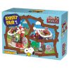 LINOOS LN8012 8012 non  CỬA HÀNG KẸO bộ đồ chơi xếp lắp ráp ghép mô hình Snoopy SNOOPY STREET FAIR Chú Chó 145 khối