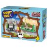 LINOOS LN8011 8011 non  TIỆM BÁN GIÀY VÁN PATIN bộ đồ chơi xếp lắp ráp ghép mô hình Snoopy SNOOPY STREET FAIR Chú Chó 158 khối