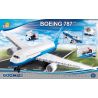 COBI 26600 non  BOEING 787 MÁY BAY CHỞ KHÁCH TƯỞNG TƯỢNG bộ đồ chơi xếp lắp ráp ghép mô hình Mini Modular BOEING 787™ DREAMLINER™ Đường Phố Thu Nhỏ 600 khối