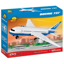 COBI 26170 non  BOEING 737. bộ đồ chơi xếp lắp ráp ghép mô hình Mini Modular BOEING 737™ Đường Phố Thu Nhỏ 170 khối