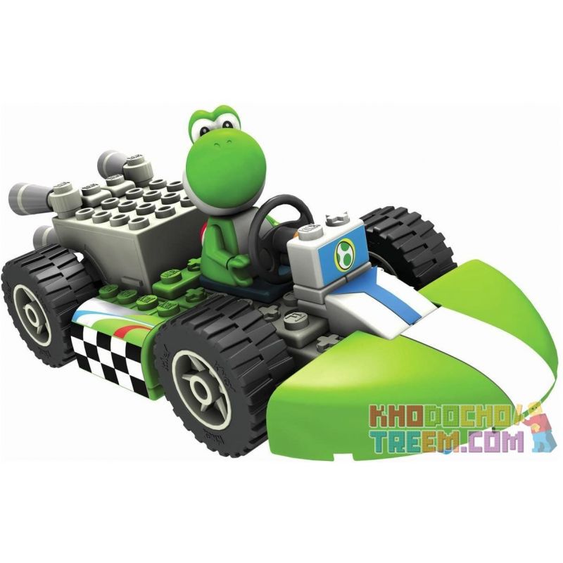 KNEX 38004 non  YOSHI VÀ BỘ XÂY DỰNG KART TIÊU CHUẨN bộ đồ chơi xếp lắp ráp ghép mô hình Movie & Game YOSHI AND STANDARD KART BUILDING SET Phim Và Trò Chơi 65 khối