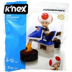 KNEX 38647 non  BỘ XÂY DỰNG XE ĐẠP CHINOBIO bộ đồ chơi xếp lắp ráp ghép mô hình Movie & Game TOAD BIKE BUILDING SET Phim Và Trò Chơi 27 khối