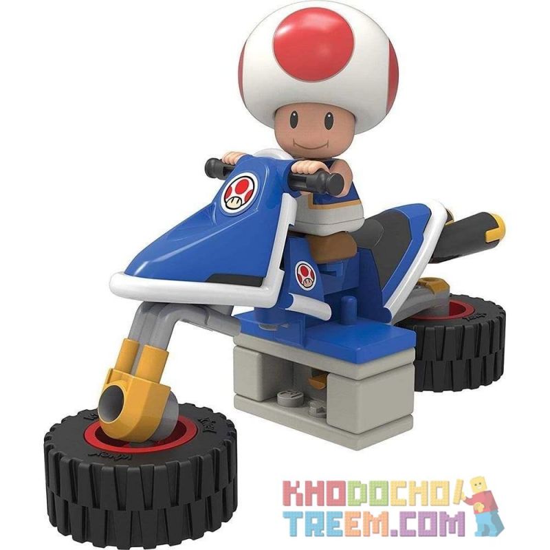 KNEX 38647 non  BỘ XÂY DỰNG XE ĐẠP CHINOBIO bộ đồ chơi xếp lắp ráp ghép mô hình Movie & Game TOAD BIKE BUILDING SET Phim Và Trò Chơi 27 khối