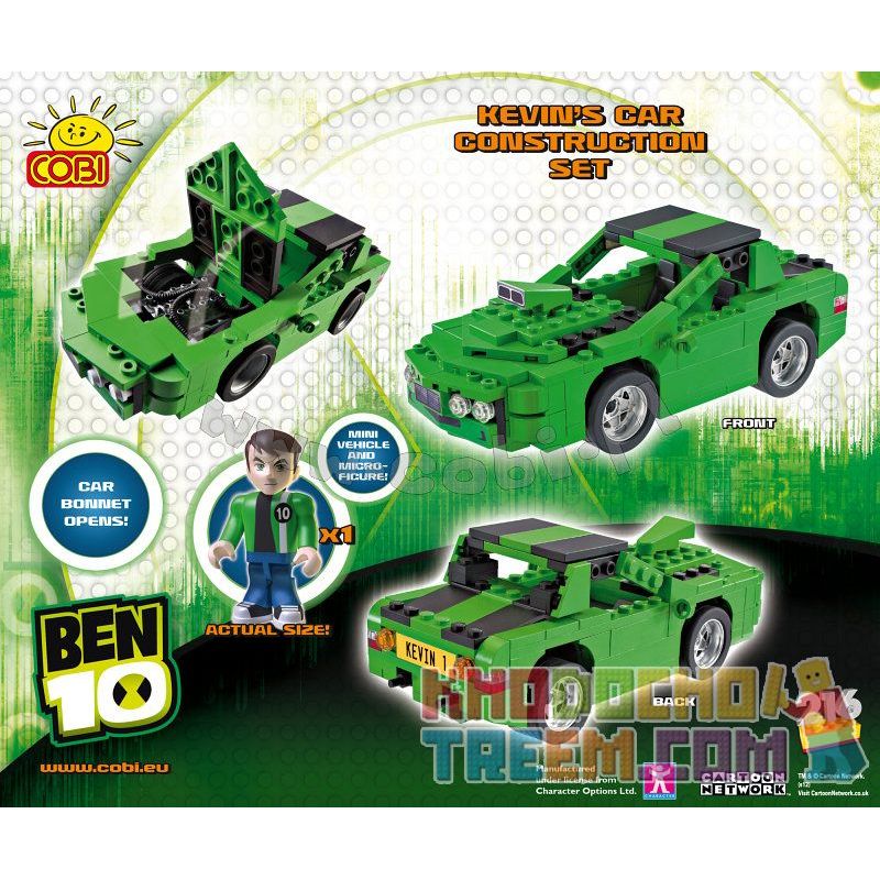 COBI 28225 non  BỘ DỤNG CỤ CHẾ TẠO Ô TÔ CỦA KEVIN bộ đồ chơi xếp lắp ráp ghép mô hình Ben 10: Alien Force KEVIN'S CAR CONSTRUCTION SET Ben 10: Lực Lượng Ngoài Hành Tinh 216 khối