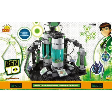COBI 28450 non  BỘ XÂY DỰNG PHÒNG THÍ NGHIỆM CỦA AZMUTH bộ đồ chơi xếp lắp ráp ghép mô hình Ben 10: Alien Force AZMUTH'S LABORATORY CONSTRUCTION SET Ben 10: Lực Lượng Ngoài Hành Tinh 332 khối