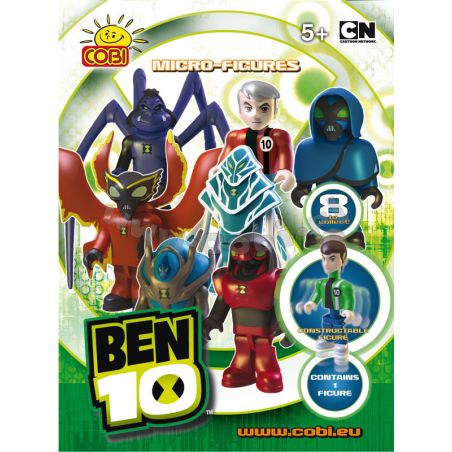COBI 28005 non  THU NHỎ bộ đồ chơi xếp lắp ráp ghép mô hình Ben 10: Alien Force MICRO FIGURES Ben 10: Lực Lượng Ngoài Hành Tinh