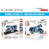 SEMBO 701203 non  XE CẢNH SÁT YAMAHA FJR1300A bộ đồ chơi xếp lắp ráp ghép mô hình Motorcycle Motorbike Xe Hai Bánh 321 khối