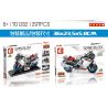 SEMBO 701202 non  APULIA RSV1000R. bộ đồ chơi xếp lắp ráp ghép mô hình Motorcycle Motorbike APRILIA RSV 1000R Xe Hai Bánh 297 khối
