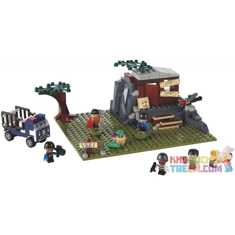 KRE-O A6672 6672 non  NƠI ẨN NÁU CỦA TÊN CƯỚP bộ đồ chơi xếp lắp ráp ghép mô hình Movie & Game BANDIT HIDEOUT Phim Và Trò Chơi 197 khối