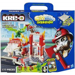 KRE-O A3248 3248 non  CỤC CỨU HỎA DRAGON. bộ đồ chơi xếp lắp ráp ghép mô hình Fire Rescure FIRE STATION DRAGON ATTACK 177 khối