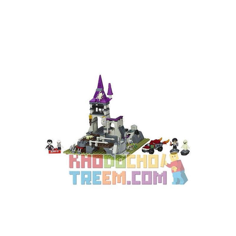 KRE-O A3247 3247 non  NGÔI NHÀ MA ÁM bộ đồ chơi xếp lắp ráp ghép mô hình Movie & Game HAUNTED HIDEWAY Phim Và Trò Chơi 317 khối