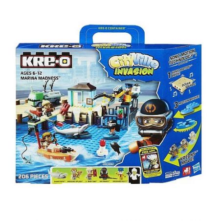 KRE-O A3249 3249 non  PIER ĐIÊN bộ đồ chơi xếp lắp ráp ghép mô hình  MARINA MADNESS Kỹ Thuật Công Nghệ Cao Mô Hình Phương Tiện 206 khối